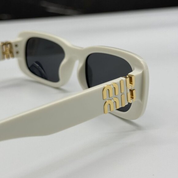 NEW MIU MIU WOMEN MU08ZS 1425S0 SUNGLASSES WHITE EYEWEAR SMU 08Z 1425S0 main image 9